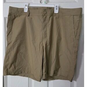 Columbia Shorts Mens 40 Beige Khaki Tan Cotton Fishing Hiking Camping Trail